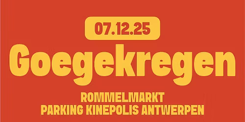 Goegekregen rommelmarkt parking Kinepolis Antwerpen