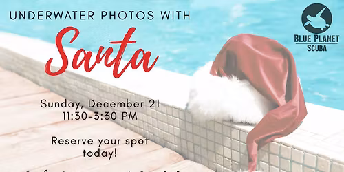 Underwater Photos with Santa
