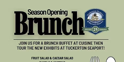 POSTPONDED- Season Opening Brunch at Cuisine on the Green