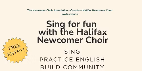 Sing for Fun with the Halifax Newcomer Choir