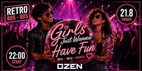 girls just wanna have fun 80S & 90S + \u05e8\u05d7\u05d1\u05ea \u05d3\u05d0\u05e8\u05e7 \u05d0\u05d9\u05d9\u05d8\u05d9\u05d6 