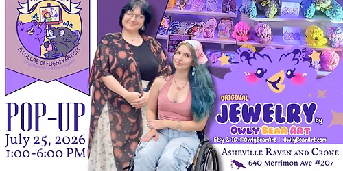 Summer Pop-Up with Owly & Rayven\u2019s Nest