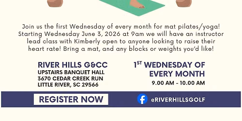 Wednesday Pilates Class @ River Hills