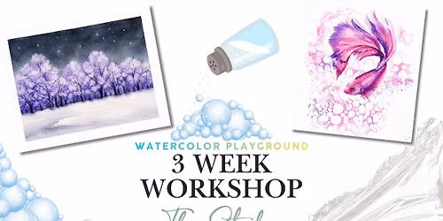 Watercolor Playground | 3 Week Workshop | Portsmouth