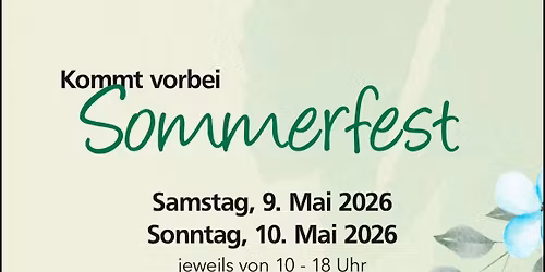 Sommerfest, Tag der offenen T\u00fcr 