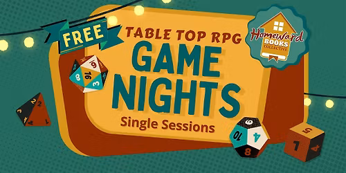 TTRPG Night - "D&D for Beginners" (Teens\/Adults)