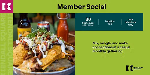 Member Social - September