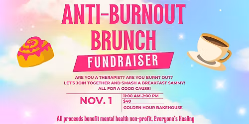 Therapist's Anti-Burnout Brunch Fundraiser