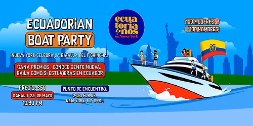 ECUADORIAN BOAT PARTY