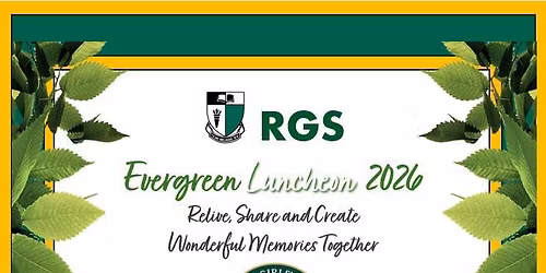 RGS Evergreen Lunch 2026