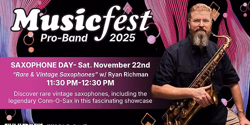 Rare & Vintage Saxophones w\/ Ryan Richman ft. the Conn-O-Sax