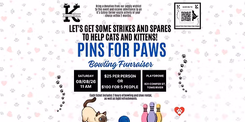 Pins For Paws Bowling Funraiser