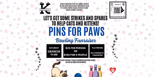 Pins For Paws Bowling Funraiser