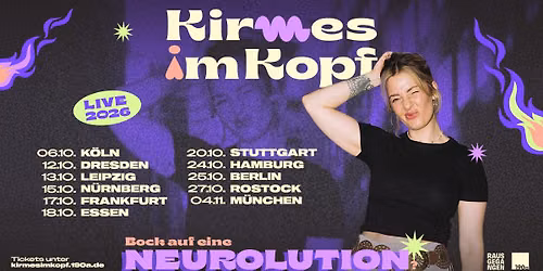 Angelina Boerger - NACHHOLTERMIN VOM 15.05.26 - Kirmes im Kopf - NEUROLUTION
