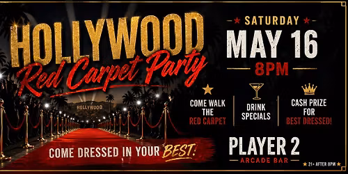 Hollywood Red Carpet Night at Player 2