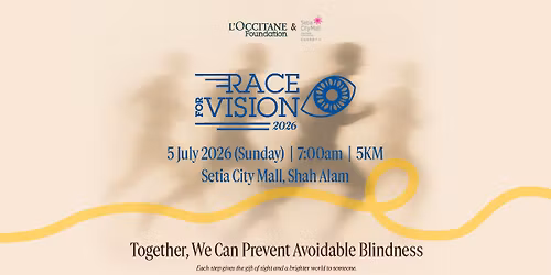 L'Occitane Race For Vision Charity Fun Run 2026