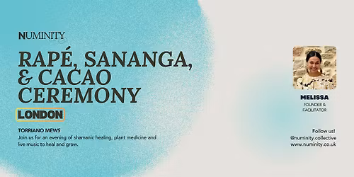 Shamanic Rap\u00e9, Sananga & Cacao Ceremony