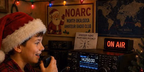 Speak with Santa live on the ham radio as he prepares for Christmas!