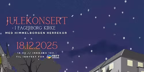Julekonsert med Himmelborgen Herrekor i Fagerborg Kirke