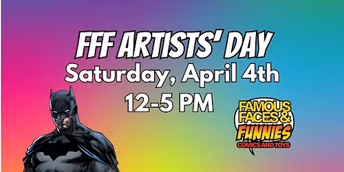 FFF Melb Artists' Day Sat April 4th 12 - 5 PM 