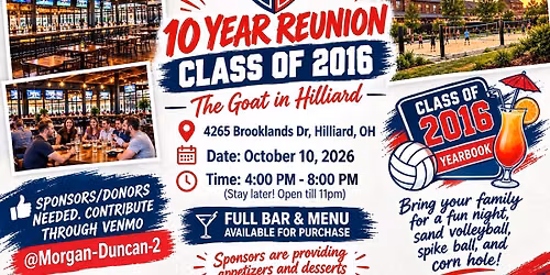GCHS 10 Year Reunion: Class of 2016