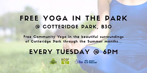 FREE Yoga in the Park: Cotteridge Park, B30
