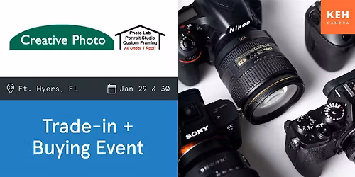 Sell your camera gear (free event) at Creative Photo