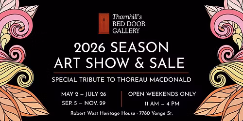 2026 Art Show & Sale | Thornhill's Red Door Gallery