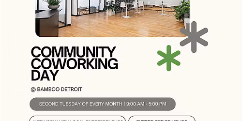 Community Coworking Day Detroit