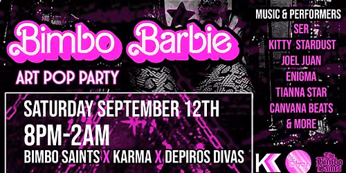 BIMBO BARBIE - ART POP PARTY