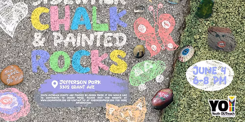 Youth Outreach: Chalk and Rock Painting