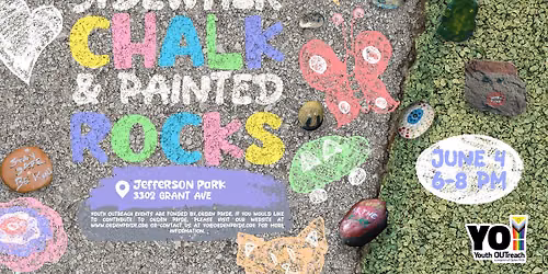 Youth Outreach: Chalk and Rock Painting