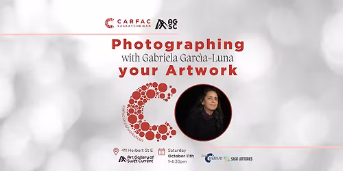 WORKSHOP - Photographing your Artwork with Gabriela Garcia-Luna