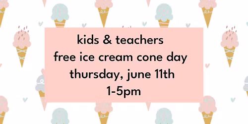Free Ice Cream Cone Day