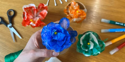 KreaKaf\u00e9: Lav blomster