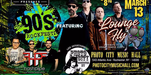 90's Rockfest! - STP & Weezer Tributes - Rochester, NY
