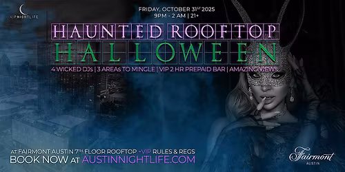 Haunted Rooftop | Austin Halloween Party