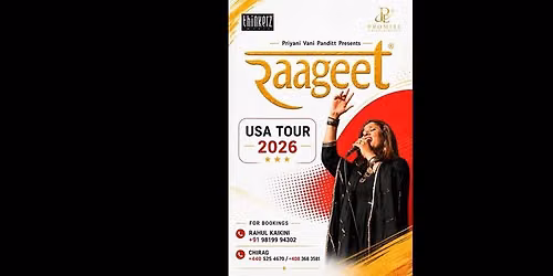 Raageet Live Concert in Bay Area