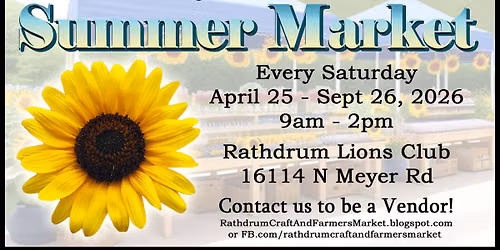 Summer Market (Rathdrum Craft and Farmers Market)