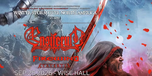 ENSIFERUM \/\/ FIREWIND \/\/ ATAVISTIA. September 25, 2026 @ The Wise Hall