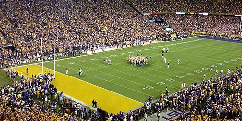 Alabama Crimson Tide at LSU Tigers Football at LSU Tiger Stadium