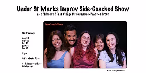 Under St Marks Improv Side-Coached Show