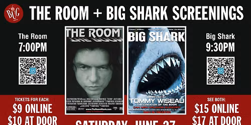 The Room + Big Shark - Tommy Wiseau Double Feature