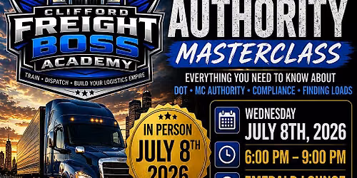DOT & MC Authority Masterclass