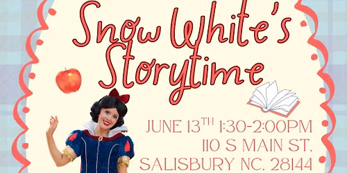 Snow White's Storytime at South Main Book Co.