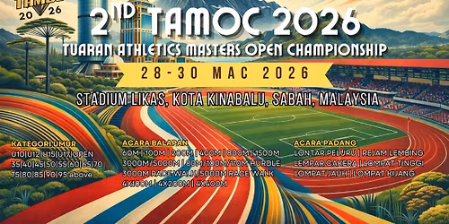 2nd TUARAN ATHLETICS MASTERS OPEN CHAMPIONSHIP 2026
