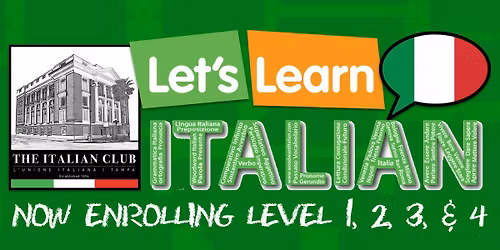 Italian Language Program @ the Italian Club (Starting January 2026)