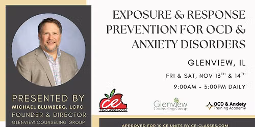 Exposure & Response Prevention For OCD & Anxiety Disorders