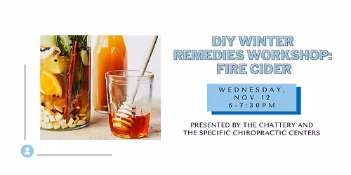 DIY Winter Remedies Workshop: Fire Cider