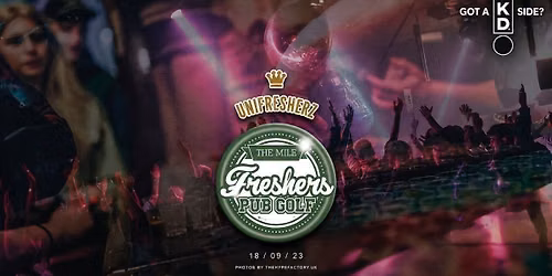 Belfast Freshers Pub Golf 2025 - 2nd\/3rd\/4th year tickets -  Presented by WKD